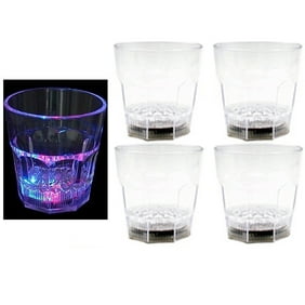 Lead-Free Set of 4 LasVen Crystal Whiskey Glasses
